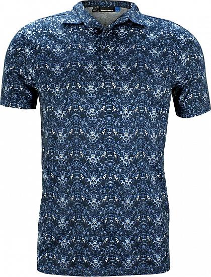J.Lindeberg Egon Printed Lux Jersey Golf Shirts - CLEARANCE