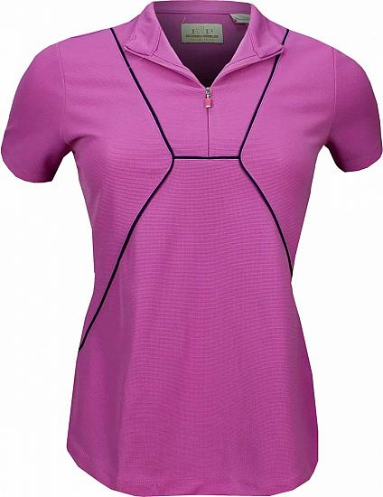 EP Pro Women's Tour-Tech Piped Zip Mock Golf Shirts - ON SALE!