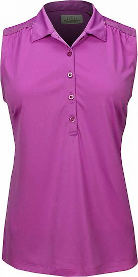 EP Pro Women's Tour-Tech Ribbon Trim Shoulder Sleeveless Golf Shirts - ON SALE!