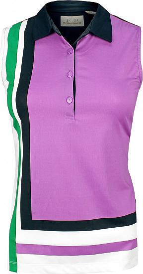 EP Pro Women's Tour-Tech Engineered Graphic Print Sleeveless Golf Shirts - ON SALE!