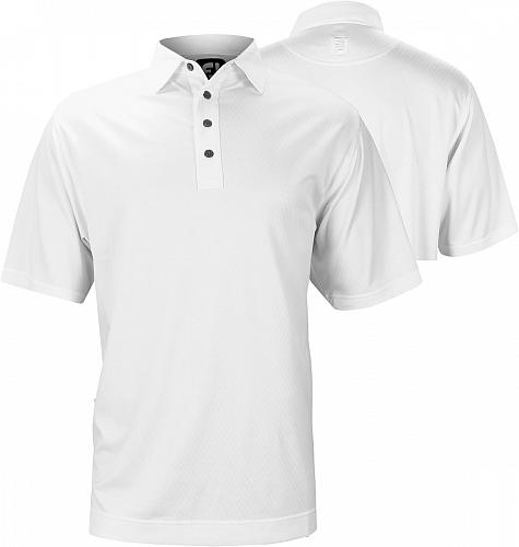 FootJoy Diamond Textured Jacquard Self Collar Golf Shirts - Chatham Collection