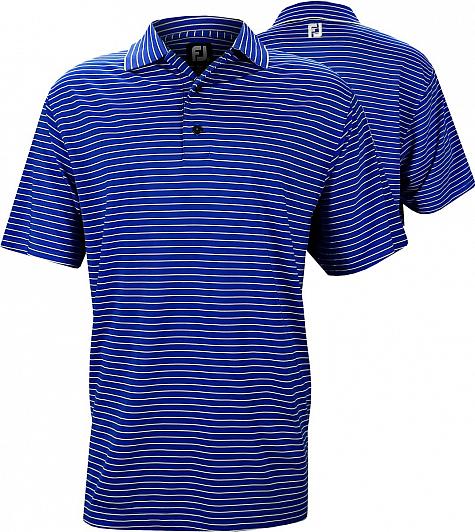 FootJoy Stripe Lisle Double Knit Collar Golf Shirts - Chatham Collection - ON SALE!