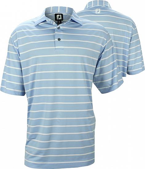 FootJoy Stretch Lisle Stripe Self Collar Golf Shirts - Chatham Collection - ON SALE!