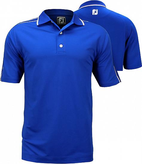 FootJoy SuperDry Textured Sleeve Stripe Athletic Fit Golf Shirts - Chatham Collection - ON SALE!