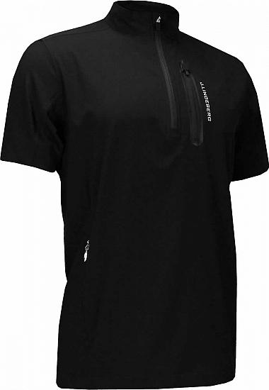 J.Lindeberg Stretch Soft Shell Half-Zip Short Sleeve Golf Wind Jackets - CLEARANCE