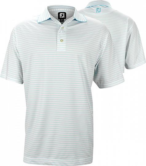 FootJoy Stripe Lisle Double Knit Collar Golf Shirts - Maui Collection - ON SALE!