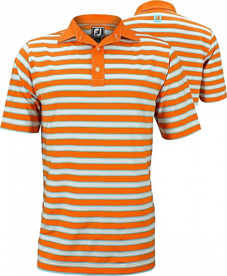 FootJoy Stretch Lisle Multi Stripe Athletic Fit Golf Shirts - Maui Collection - ON SALE!