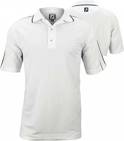 FootJoy SuperDry Textured Sleeve Stripe Athletic Fit Golf Shirts - Maui Collection