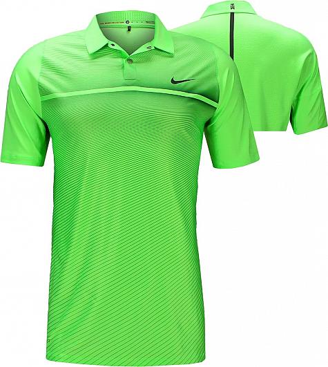 Nike Tiger Woods Dri-FIT Velocity Max Hypercool Print Golf Shirts - CLOSEOUTS