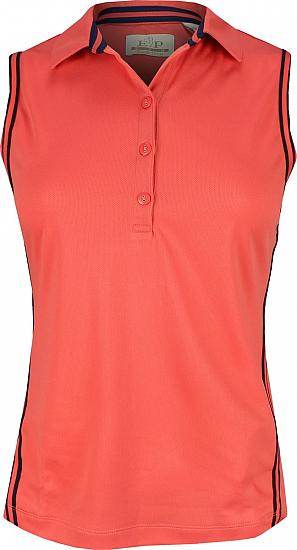 EP Pro Women's Tour-Tech Stripe Tape Trim Sleeveless Golf Shirts - ON SALE!