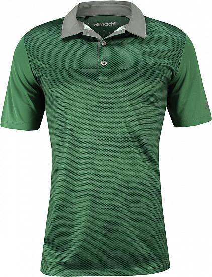 Adidas ClimaChill Camo Print Golf Shirts - ON SALE