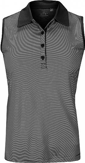 EP Pro Women's Tour-Tech Stripe Sleeveless Golf Shirts - ON SALE
