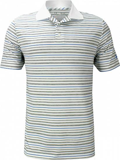 Under Armour Fore Heather Stripe Golf Shirts