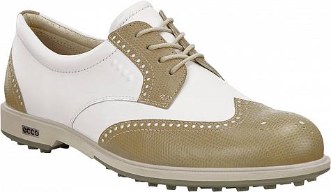 Ecco Classic Hydromax Hybrid Wingtip Women's Spikeless Golf Shoes - ON SALE!