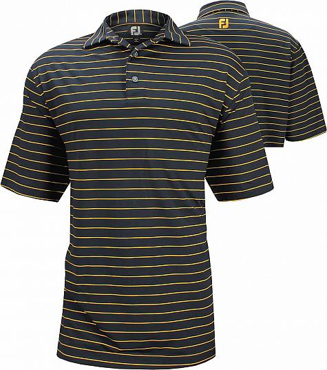 FootJoy Lisle Space Dye Stripe Self Collar Golf Shirts - Gulf Shores Collection - FJ Tour Logo Available - ON SALE!