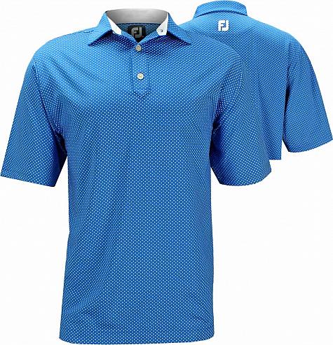 FootJoy X Print Lisle Self Collar Golf Shirts - Gulf Shores Collection - FJ Tour Logo Available - ON SALE!
