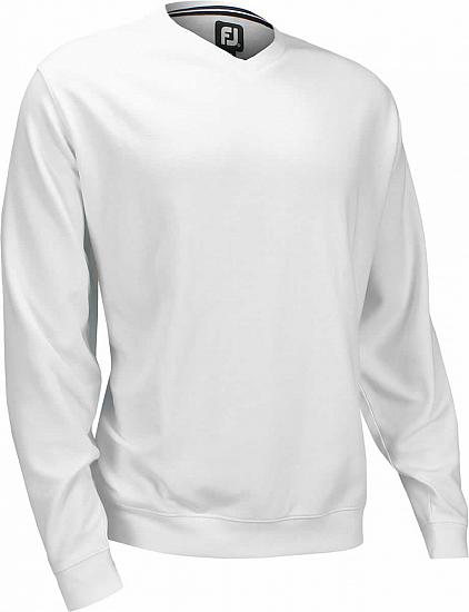 FootJoy Spun Poly V-Neck Golf Sweaters - Gulf Shores Collection