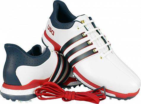 Adidas Tour 360 Boost Golf Shoes - Limited Edition U.S.A. - CLEARANCE - HOLIDAY SPECIAL