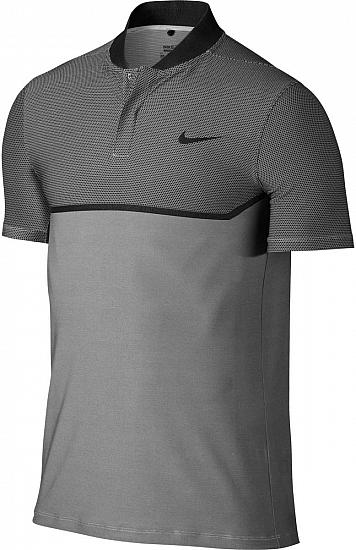 Nike Dri-FIT Major Moment Fly Swing Knit Block Alpha Golf Shirts - CLOSEOUTS