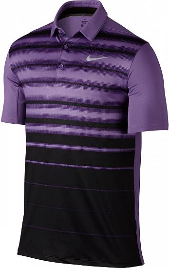 Nike Dri-FIT Mobility Fade Stripe Golf Shirts - CLOSEOUTS