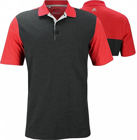 Adidas ClimaCool Aeroknit Block Golf Shirts - ON SALE!