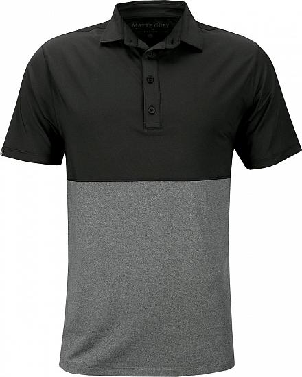 Matte Grey Charter 1090 Golf Shirts