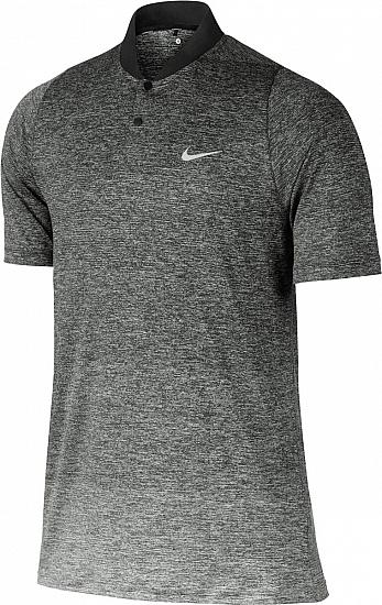 Nike Tiger Woods Dri-FIT Velocity Max Heather Blade Golf Shirts - CLOSEOUTS