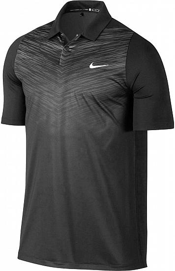 Nike Tiger Woods Dri-FIT Velocity Max Fade Print Golf Shirts - ON SALE!