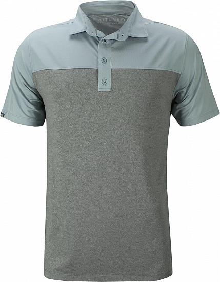 Matte Grey Regiment Golf Shirts