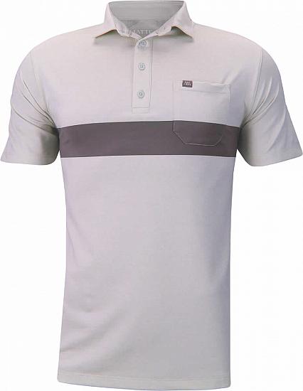 Matte Grey Gavin Golf Shirts - ON SALE