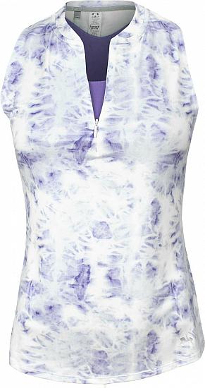 Under Armour Women's Spy Dye Sleeveless Golf Shirts - ON SALE