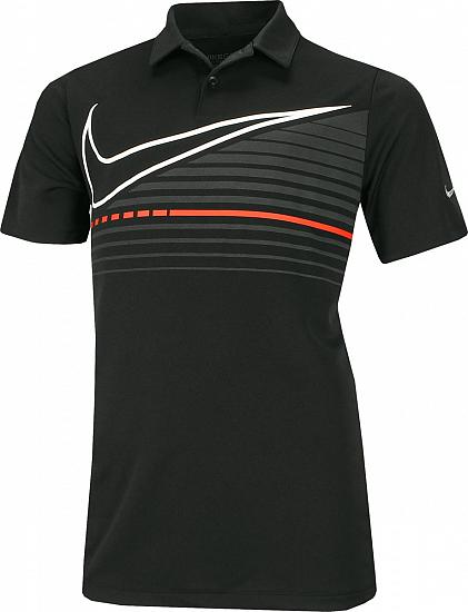 Nike Dri-FIT Victory Graphic Junior Golf Shirts - CLOSEOUTS