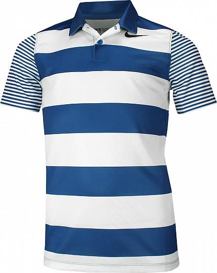Nike Dri-FIT Bold Stripe Junior Golf Shirts - CLOSEOUTS