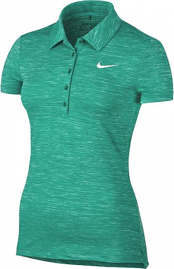 Nike Women's Dri-FIT Precision Heather Golf Shirts - CLEARANCE
