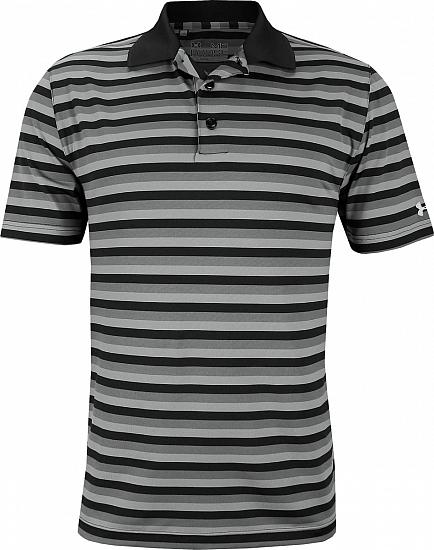 Under Armour Optical Stripe Golf Shirts - CLEARANCE