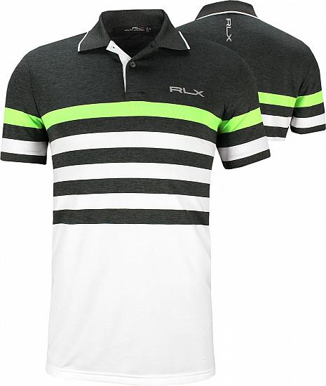 RLX Engineered Stripe Golf Shirts