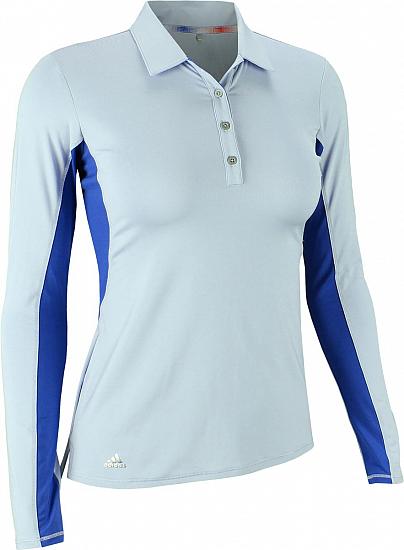 Adidas Women's 3-Stripes Long Sleeve Golf Shirts