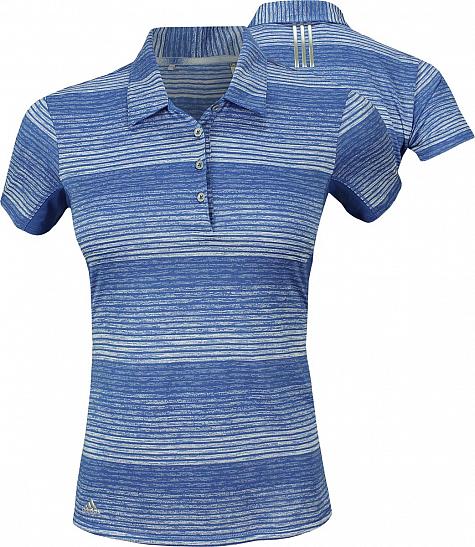 Adidas Women's 3-Stripes Novelty Golf Shirts - ON SALE