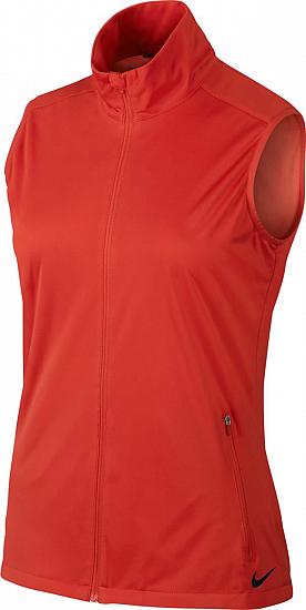 Nike Women's Shield Full-Zip Golf Wind Vests - CLOSEOUTS