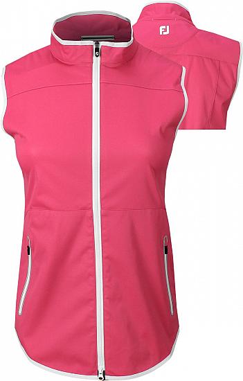 FootJoy Women's Lightweight Full-Zip Softshell Golf Vests - Previous Season Style