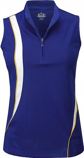 EP Pro Women's Tour-Tech Color Block Sleeveless Golf Shirts - ON SALE