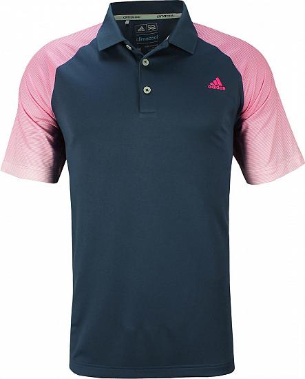 Adidas ClimaCool Gradient Sleeve Stripe Golf Shirts