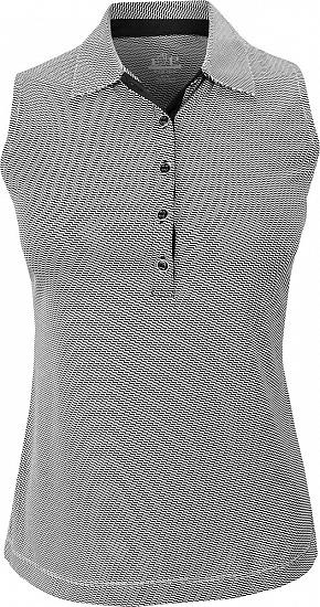 EP Pro Women's Tour-Tech Geometric Jacquard Sleeveless Golf Shirts - ON SALE!