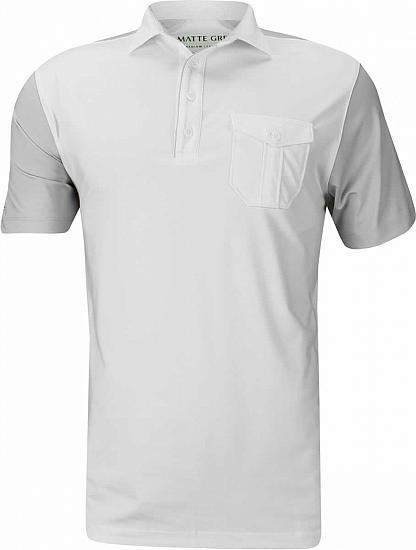 Matte Grey Hardball Golf Shirts - ON SALE