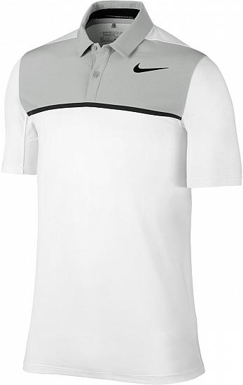 Nike Dri-FIT Mobility Precision Golf Shirts - White