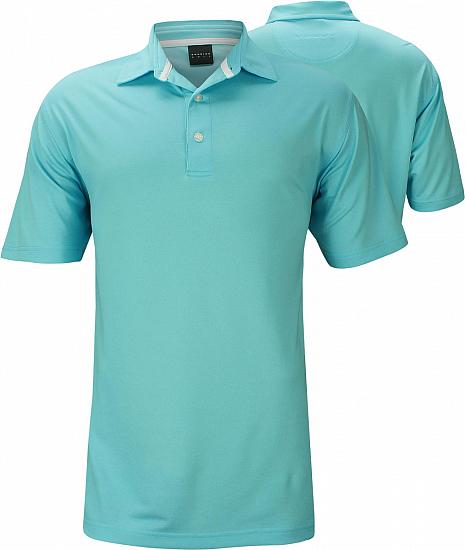 Dunning Classic Pique Golf Shirts - Sky Blue