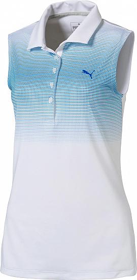 Puma Women's DryCELL Road Map Sleeveless Golf Shirts - ON SALE