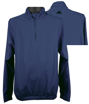 Adidas ClimaProof Wind Half-Zip Junior Golf Pullovers - CLOSEOUTS