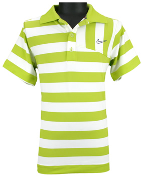 Nike Stripe Junior Golf Shirts - CLOSEOUTS