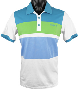 Adidas FP Blocked Placed Print Golf Shirts - FINAL CLEARANCE